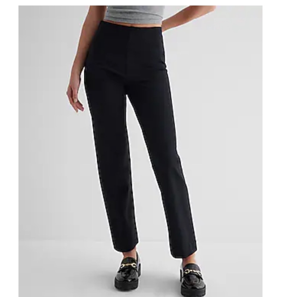 Express High Waisted Knit Ankle Pant